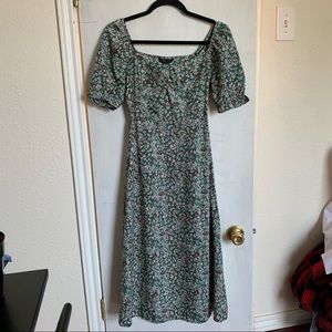 ASOS New Look Floral Midi Dress